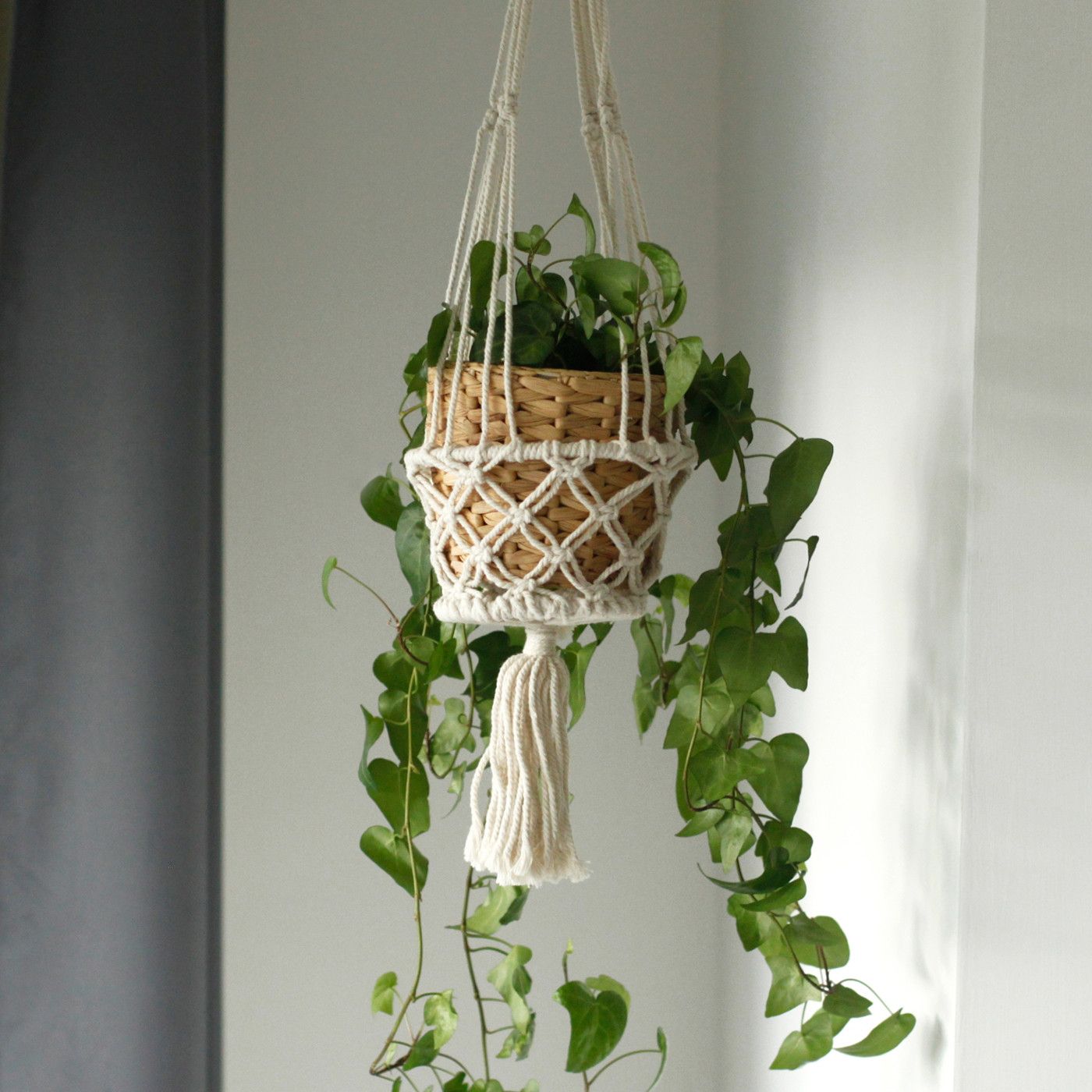 Macrame Pot Holder - Double Holder - Image 4
