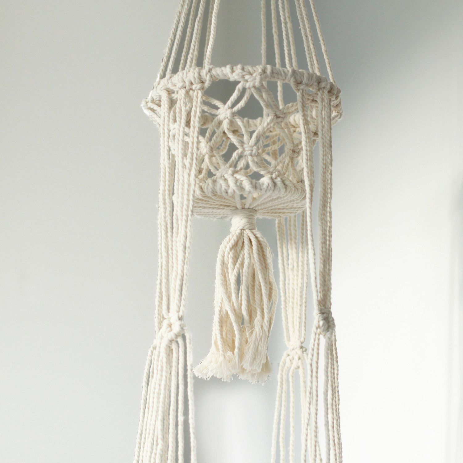 Macrame Pot Holder - Double Holder - Image 6